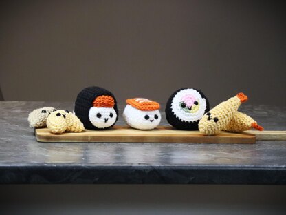 Sushi Amigurumi Food Bundle