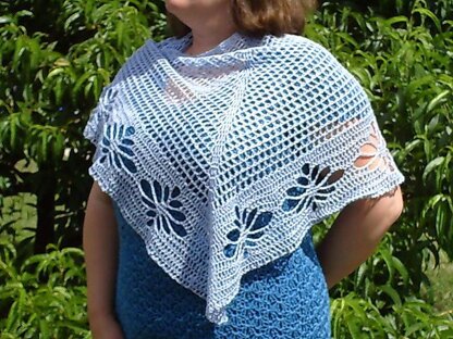 Jaali Crocheted Shawl Variations