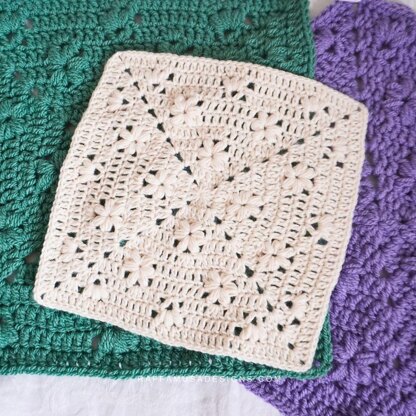 Flower Field Granny Square