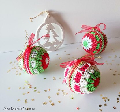 Glitter Christmas Baubles