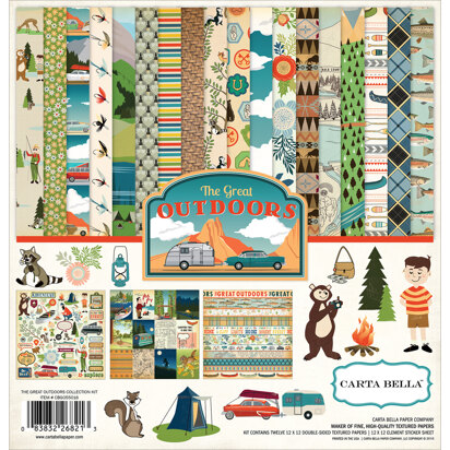 Echo Park Paper Carta Bella Collection Kit 12"X12" - Great Outdoors