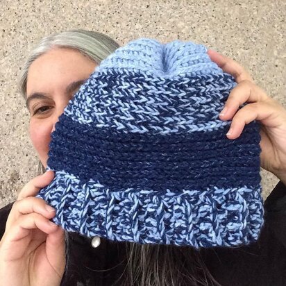 True Blue Slouchy Beanie