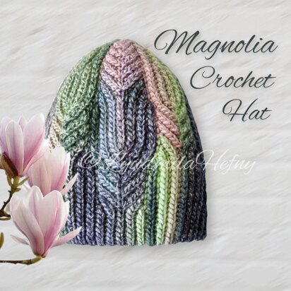 Magnolia crochet hat