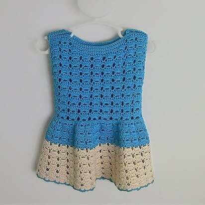 Easy Crochet Girl's Dress (up to 6 years)