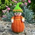 Halloween Pumpkin Doll Knitting Pattern - Toy Knitting Pattern