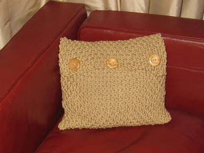 Superfast Double Moss Stitch Cushion Cover