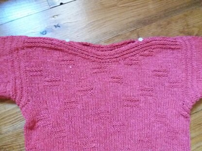 LUCIANA, lovely rustic jumper for girls