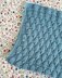 Blue Beehive Baby Blanket