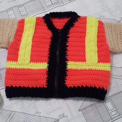 Construction Baby Sweater