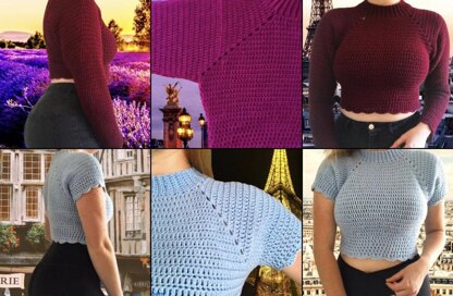 French Crop Top By Modern Yarns Crochet pattern by Modern Yarns