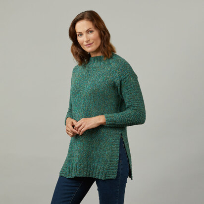 #1354 Honeycrisp -  Sweater Knitting Pattern for Women in Valley Yarns Savoy - Downloadable PDF