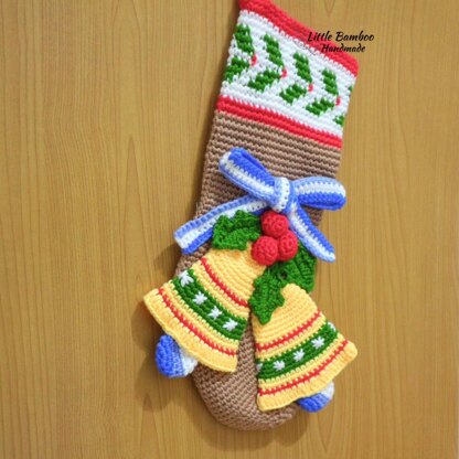 Christmas Bell Stocking