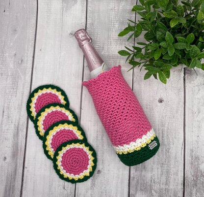 Watermelon Wine Cozy Set
