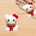 Crochet Strawberry Kitty Keychain Pattern – PDF + Video Tutorial
