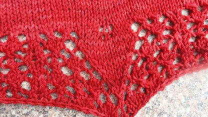 LOVE IN BLOOM [Revised] Lacy Shawl