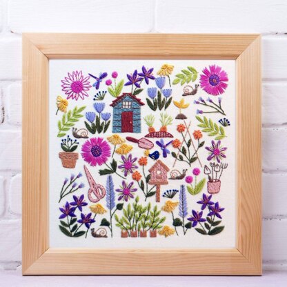 Flowery Folk, Hand Embroidery Pattern – StitchDoodles