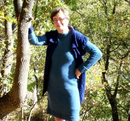 FERLA, woollen dress