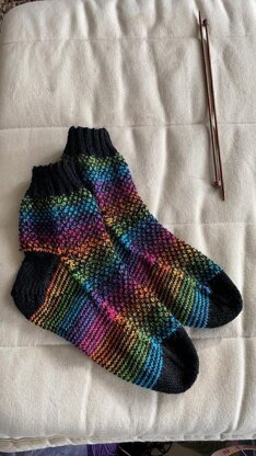 Dragon scale sock