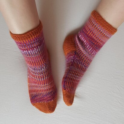 Spicy Pumpkin Socks