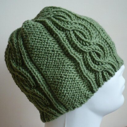 Brioche and Cables Hat