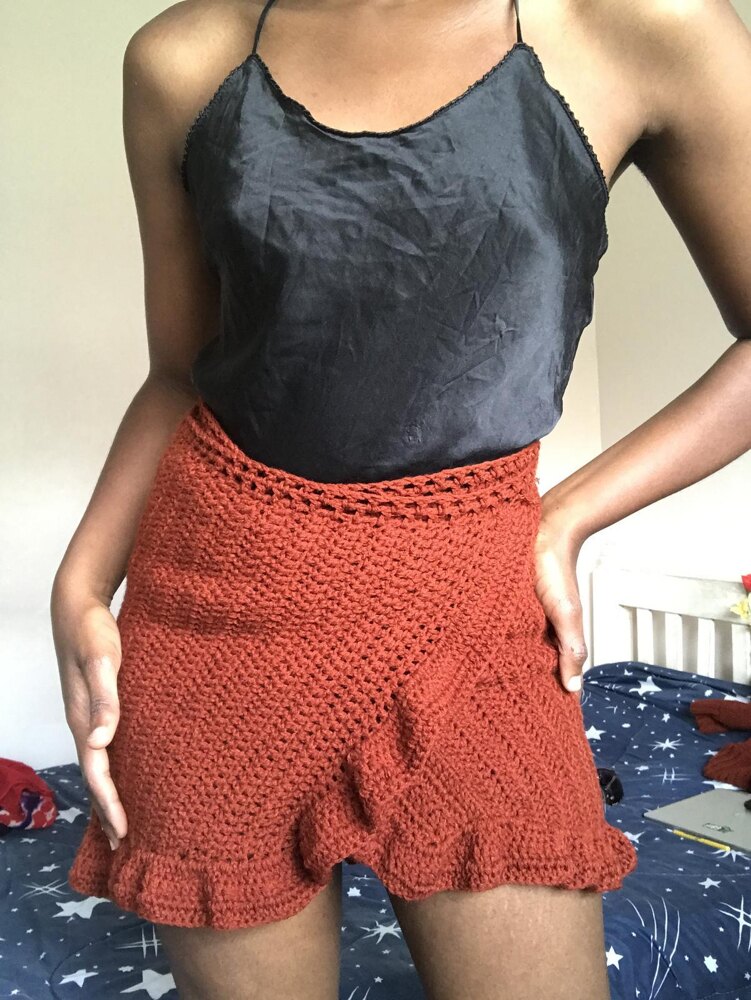 Crochet wrap skirt Crochet pattern by Bobo Stitches | LoveCrafts