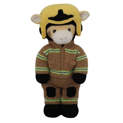Firefighter (Knit a Teddy)