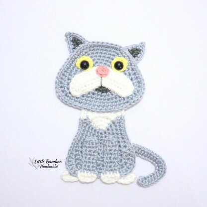 Persian Cat Applique