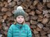 Fair Isle Winter Hat Toque Pompom Mini Hearts