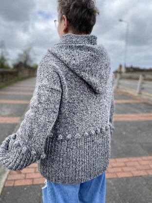 Marled Hoody Cardigan