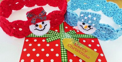 Snowman Headband Pattern USA