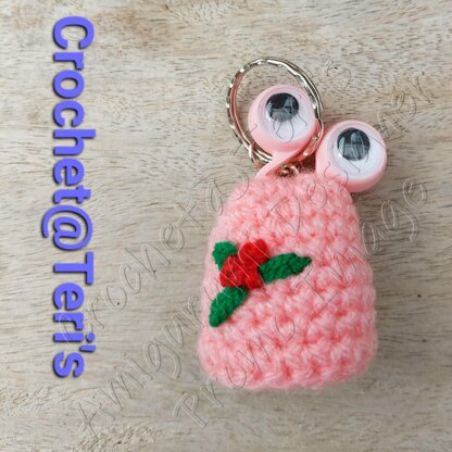 Christmas Googly Eyed Alien Keychains