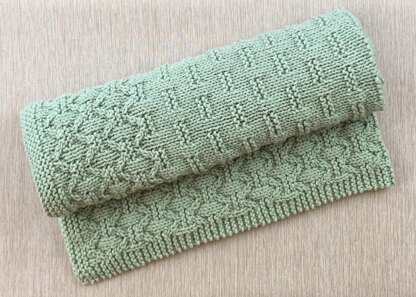 Sage green best sale baby blanket