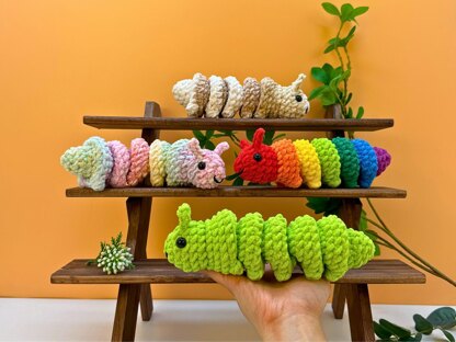 Caterpillar Crochet No Sew