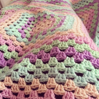 Pastel Unicorn inspired baby blanket