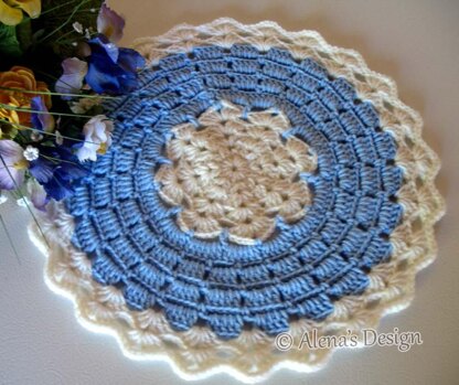 Blue Winter Placemat