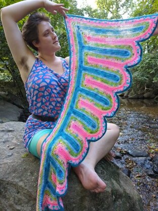 Spherio Dragon Tail Shawl