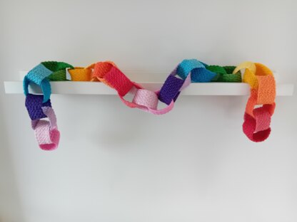 Crochet Paper Chain