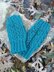 River Arrow Fingerless Mittens