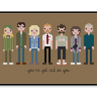 Shaun of the Dead - PDF Cross Stitch Pattern