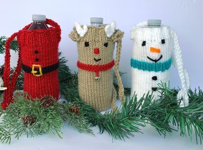 Holiday Friends Water Bottle Holders