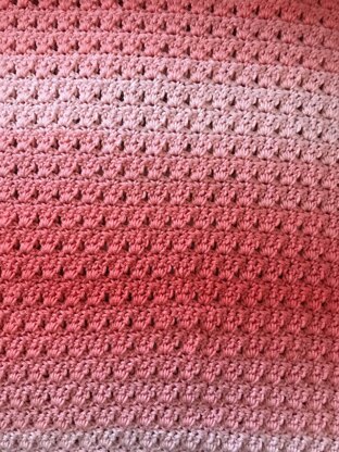 EASY BEGINNER'S Primrose Baby Blanket Crochet pattern by Bonnie Barker