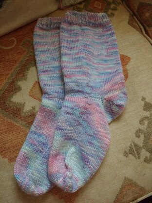 Simple slouchy sock