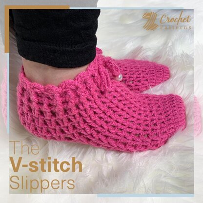 V-Stitch Slippers