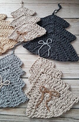 Christmas Flat Tree Ornaments