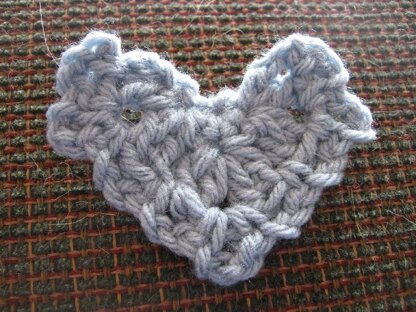 Lacy Heart Scrubbie