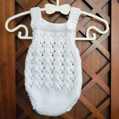 Lexi Lacy Baby Romper