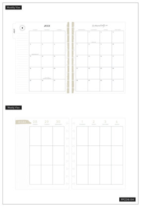 The Happy Planner Sophisticated Florals Classic 18 Month Planner