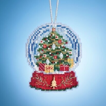 Mill Hill Charmed Snow Globes - Christmas Tree Globe - 2.5inx3.25in