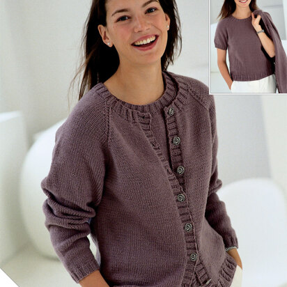 Twinset in Sirdar Wash 'n' Wear Double Crepe DK - 5052 - Downloadable PDF