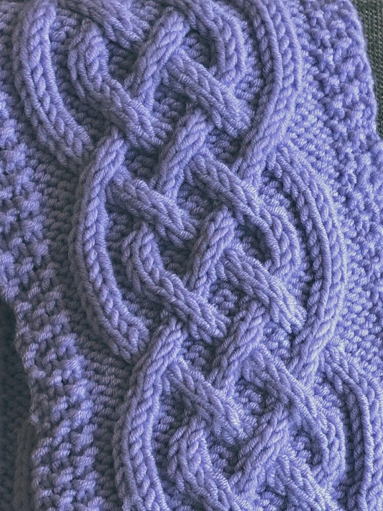 Chunky Celtic Cable Knit Sweater Pattern